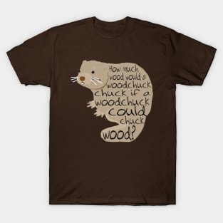 Woodchuck Tongue Twister T-Shirt